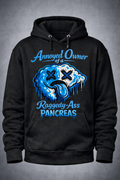 Annoyed Owner of a Raggedy-Ass Pancreas — Black Hoodie
