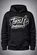 Type 1 DiaBadass — Black Hoodie